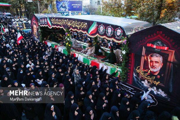 استقبال از شهدای گمنام در بجنورد