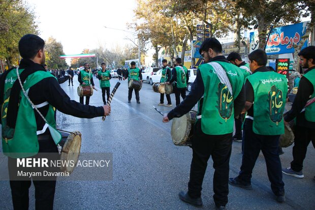 استقبال از شهدای گمنام در بجنورد