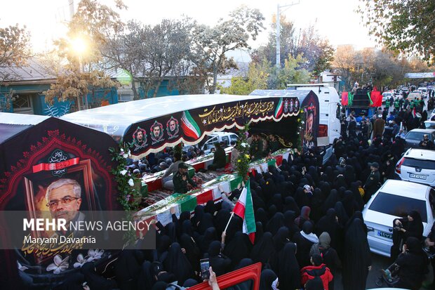 استقبال از شهدای گمنام در بجنورد