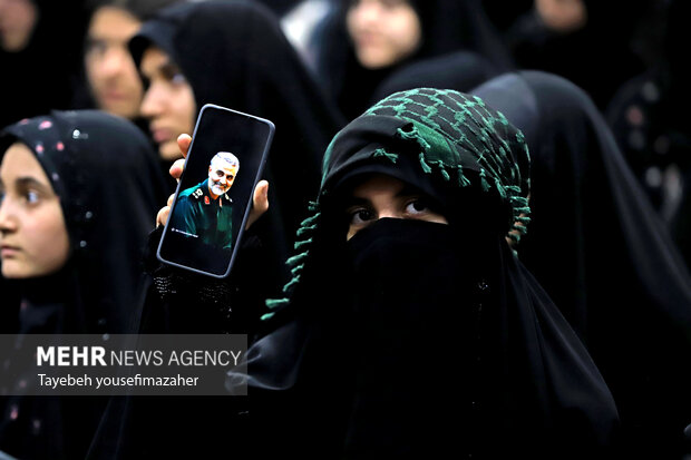 اجتماع بزرگ دختران حاج قاسم در همدان