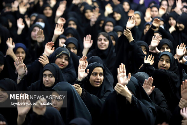 اجتماع بزرگ دختران حاج قاسم در همدان