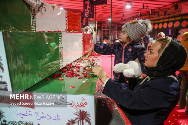 مراسم وداع با پیکرهای 100 شهید گمنام دوران دفاع مقدس 5