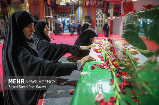 مراسم وداع با پیکرهای 100 شهید گمنام دوران دفاع مقدس 12