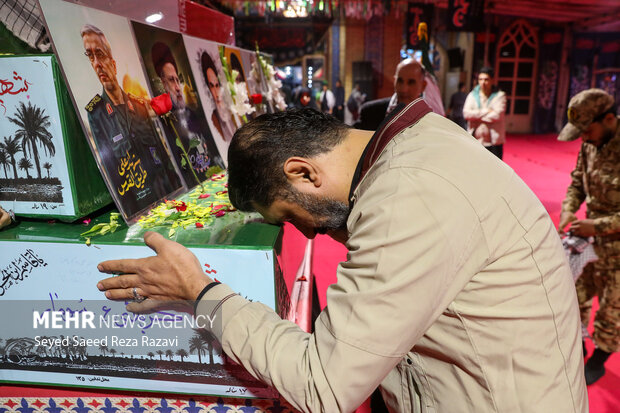 مراسم وداع با پیکرهای 100 شهید گمنام دوران دفاع مقدس 21