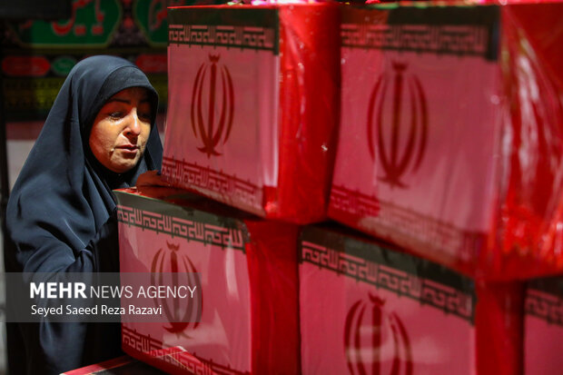 مراسم وداع با پیکرهای 100 شهید گمنام دوران دفاع مقدس 29