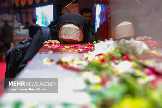 مراسم وداع با پیکرهای 100 شهید گمنام دوران دفاع مقدس 30