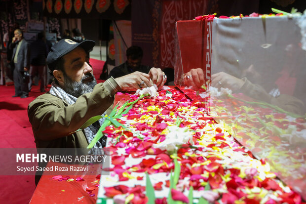 مراسم وداع با پیکرهای 100 شهید گمنام دوران دفاع مقدس 31