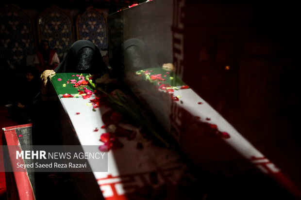 مراسم وداع با پیکرهای 100 شهید گمنام دوران دفاع مقدس 41