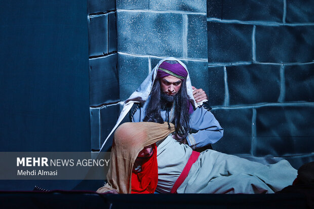 اجرای نمایش آیینی «ماه مه گرفته» در زنجان