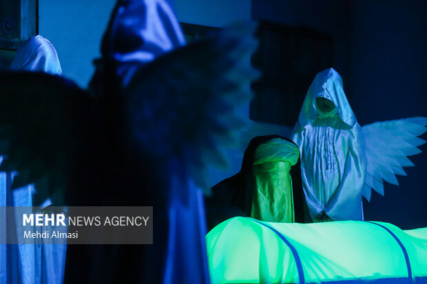 اجرای نمایش آیینی «ماه مه گرفته» در زنجان