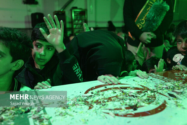 مراسم وداع با شهید گمنام در همدان