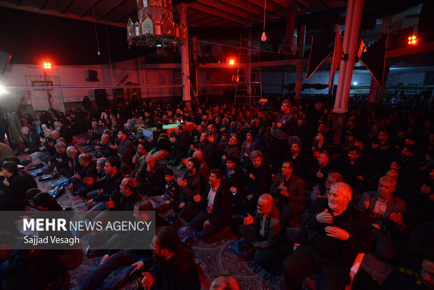 مراسم وداع با شهید گمنام در همدان