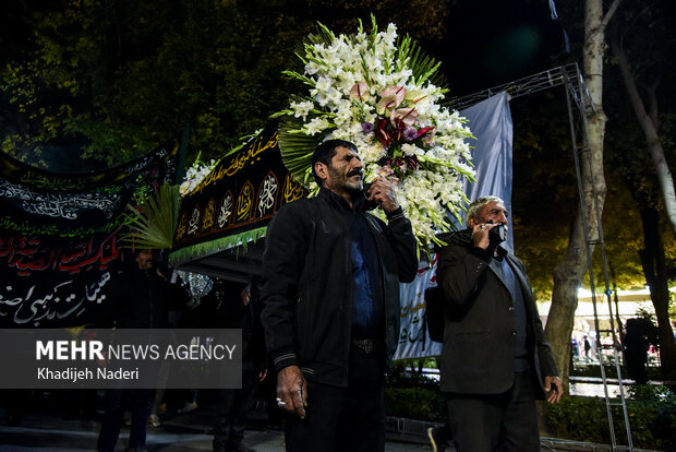 قافله عزاداری شب شهادت حضرت زهرا(س) در چهارباغ اصفهان