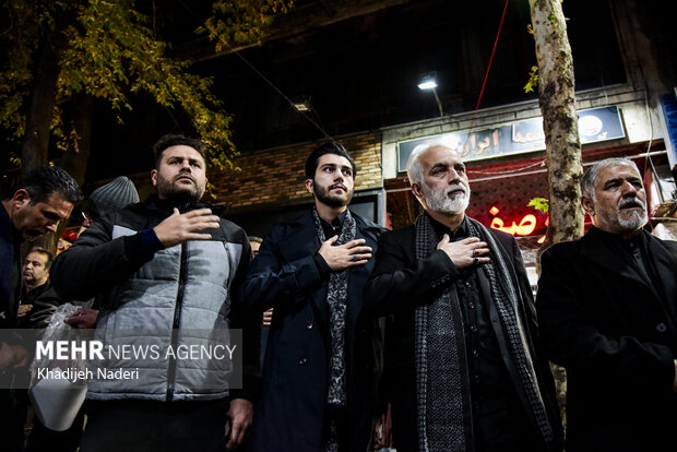 قافله عزاداری شب شهادت حضرت زهرا(س) در چهارباغ اصفهان