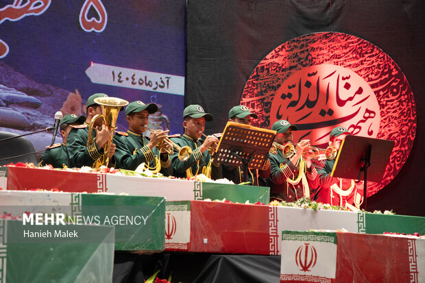 وداع با شهدای گمنام در گرگان