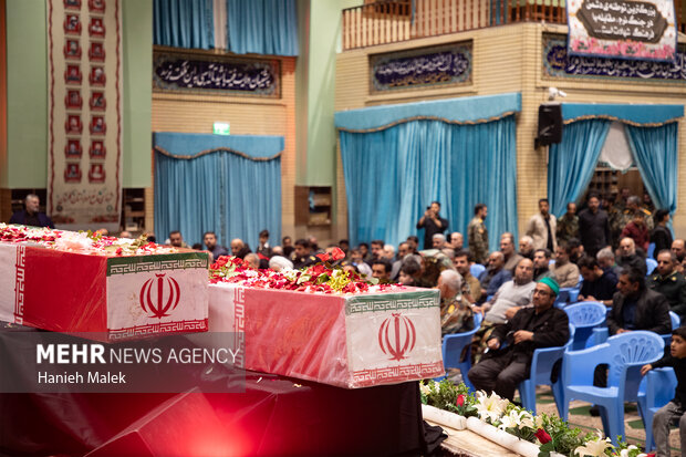 وداع با شهدای گمنام در گرگان