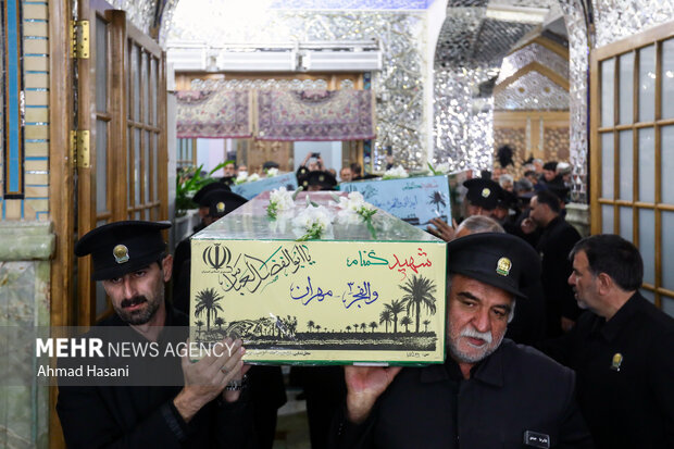 مراسم عزاداری شب شهادت حضرت فاطمه (س) در حرم مطهر رضوی