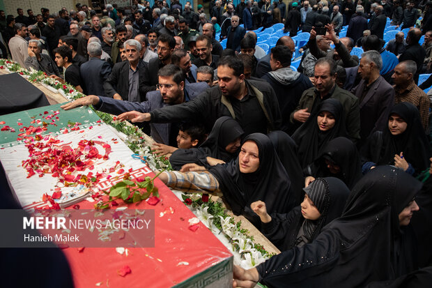 وداع با شهدای گمنام در گرگان