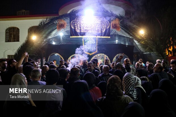 استقبال از شهید گمنام در میدان شهدای ذهاب رشت