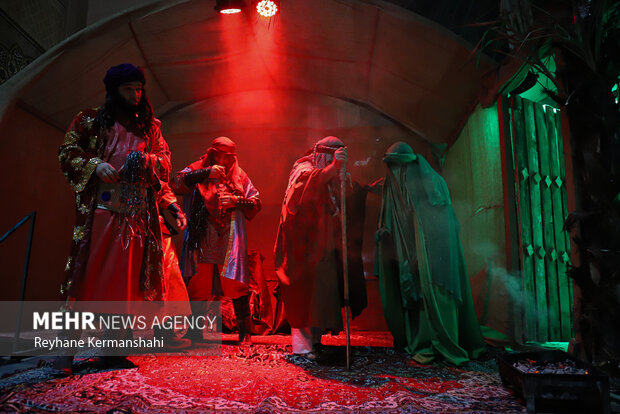 اجرای نمایش مذهبی «وفاخر بانوی بهشت» در پیشوا برگزار شد