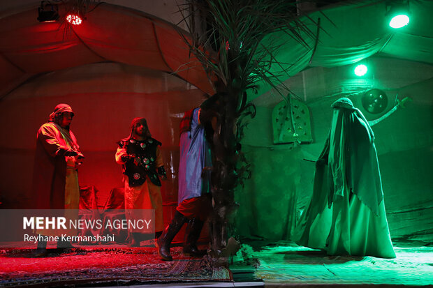 اجرای نمایش مذهبی «وفاخر بانوی بهشت» در پیشوا برگزار شد