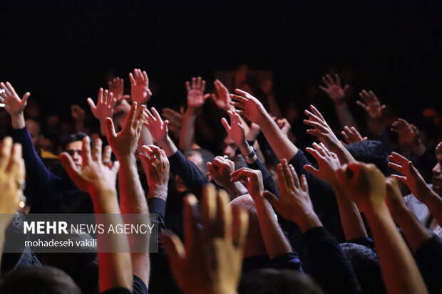 مراسم عزاداری شب شهادت حضرت فاطمه (س) در زاهدان