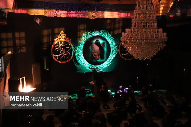 مراسم عزاداری شب شهادت حضرت فاطمه (س) در زاهدان