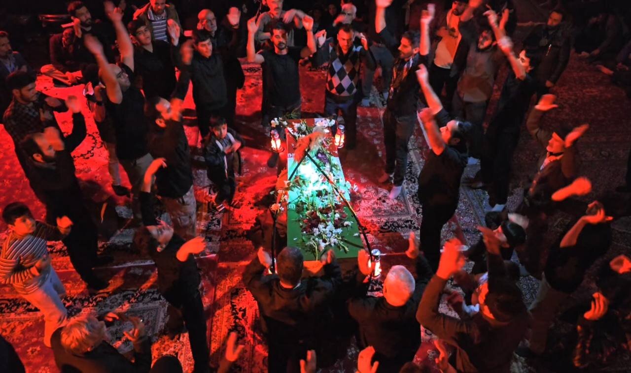 وداع با شهید گمنام هشت سال دفاع مقدس در قوچان