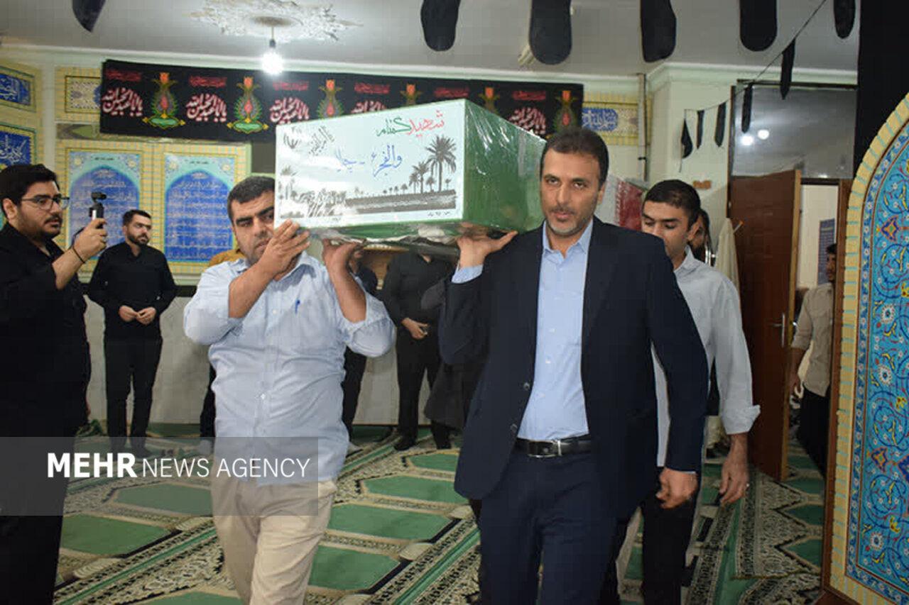 اداره کل تبلیغات اسلامی بوشهر میزبان شهید گمنام شد