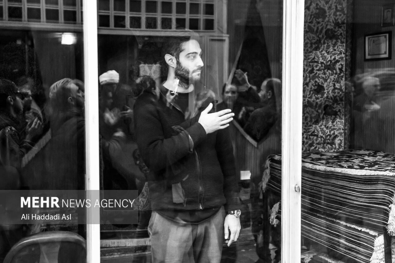 مراسم عزاداری فاطیمه در بازار تهران