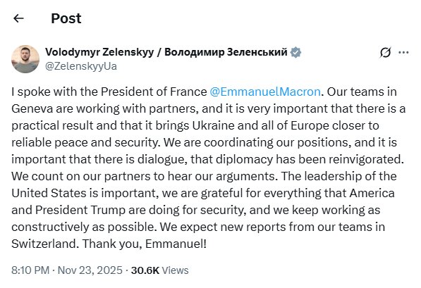 زلنسکی مجبور شد از ترامپ تشکر کند