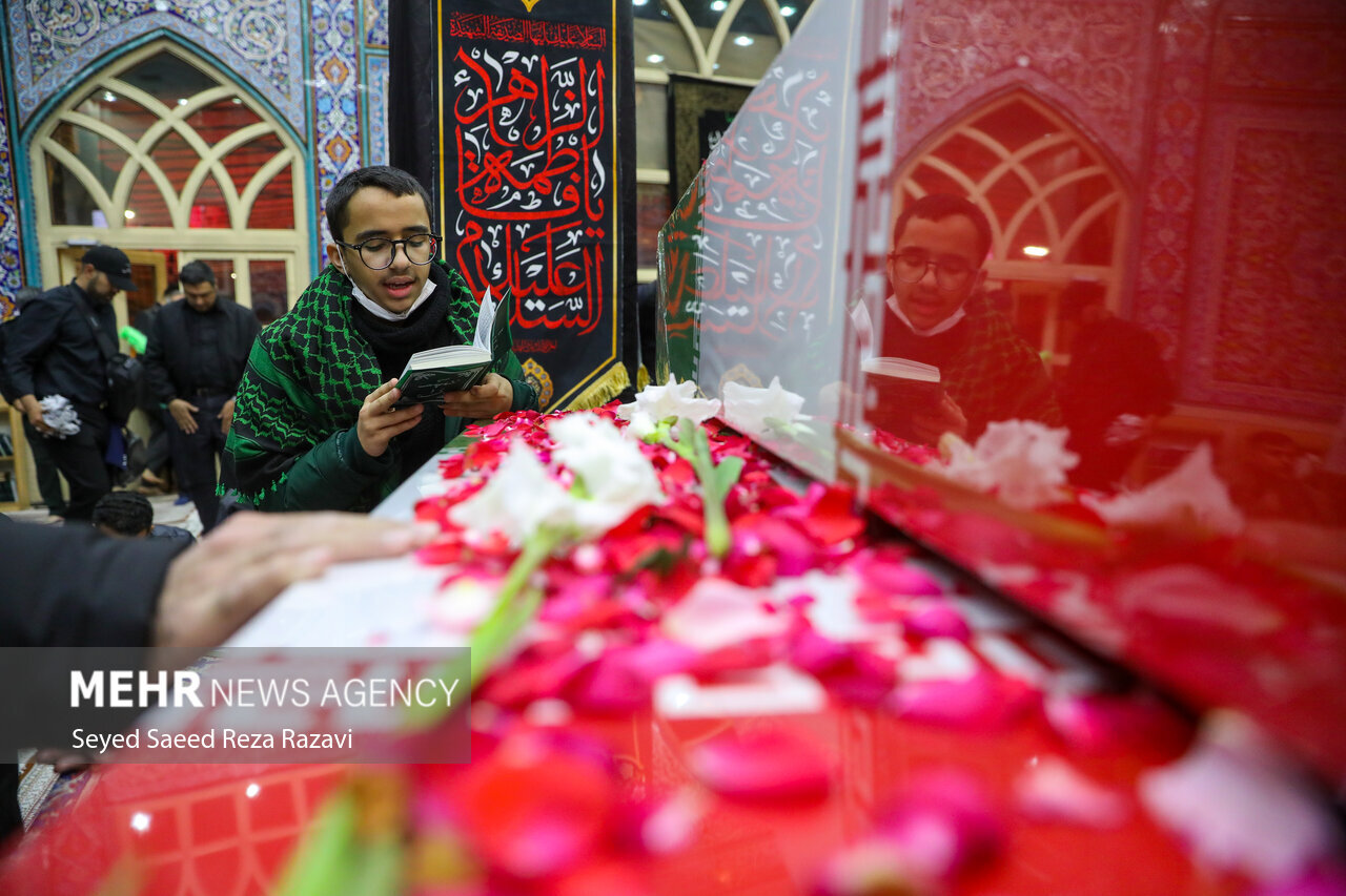 مراسم وداع با شهید گمنام در همدان