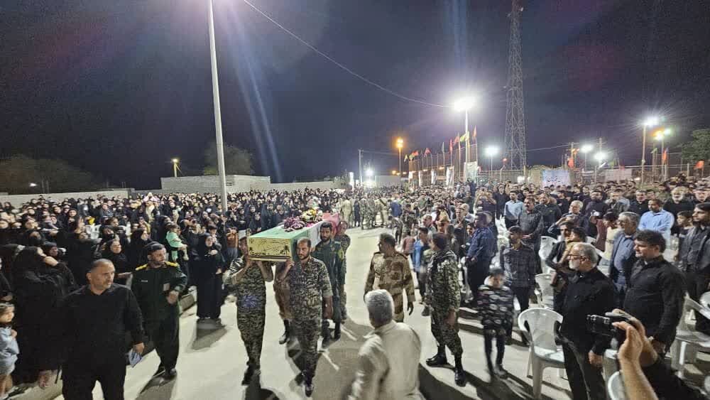 وداع باشکوه با شهید گمنام در سرمستان برگزار شد