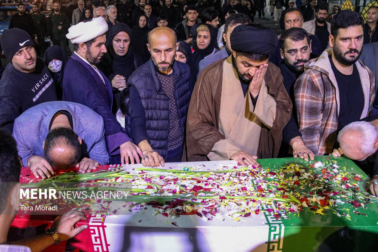 استقبال از شهید گمنام در آیین فاطمی سادات گیلان