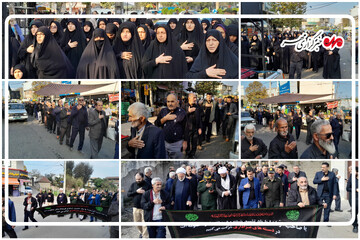 هیئت عزاداری سالروز شهادت حضرت فاطمه(س) در شفت