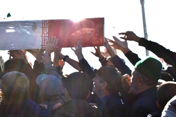 پیکر پاک شهید مدافع امنیت در خوی تشییع شد