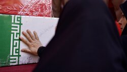 تشییع پیکر شهید مدافع امنیت در خلیل آباد