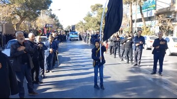 دامغان در سوگ فاطمی؛تصاویری از سینه‌زنی و دسته‌روی مردم دامغان