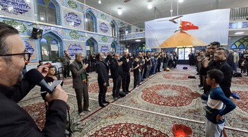 عزاداری مردم روستای‌های استان سمنان در غم شهادت حضرت زهرا (س)