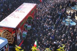 تشییع پیکر مطهر شهدای گمنام دفاع مقدس در ساری