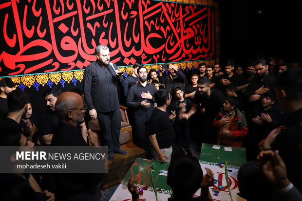 مراسم عزاداری شب شهادت حضرت فاطمه (س) در زاهدان