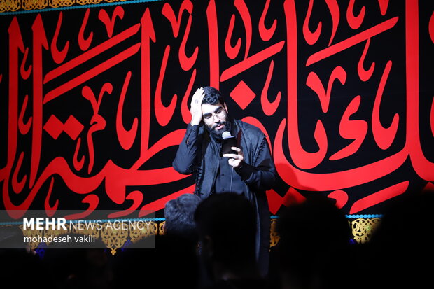 مراسم عزاداری شب شهادت حضرت فاطمه (س) در زاهدان