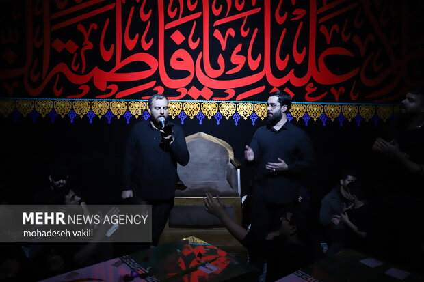 مراسم عزاداری شب شهادت حضرت فاطمه (س) در زاهدان