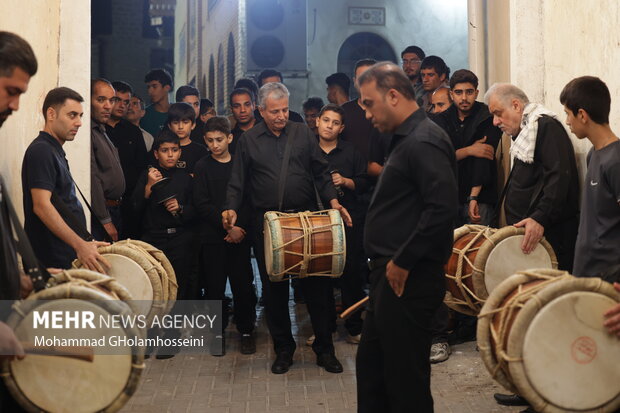 مراسم عزاداری فاطیمه در بوشهر- حاج حسین یکتا