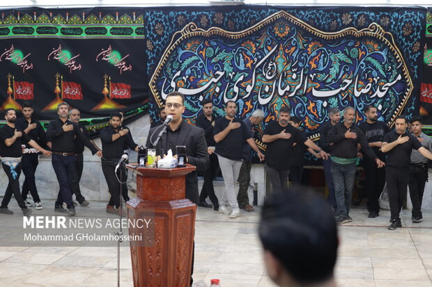 مراسم عزاداری فاطیمه در بوشهر- حاج حسین یکتا