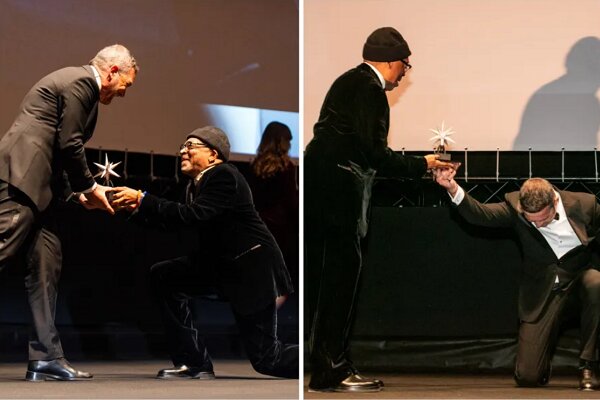 اسپایک لی و آنتونیو باندراس به هم جایزه دادند اسپایک لی و آنتونیو باندراس به هم جایزه دادند