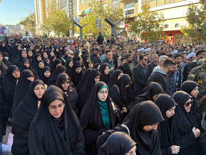 تشییع شهیدان گمنام در سنندج؛ میثاق دوباره مردم با شهدای دفاع مقدس