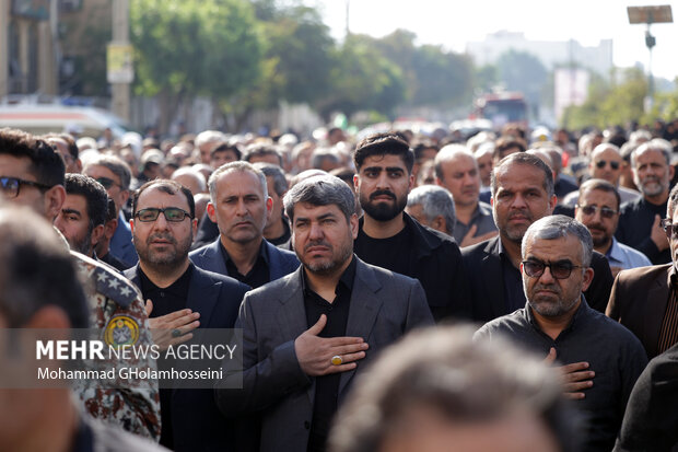 تشییع شهدای گمنام در بوشهر