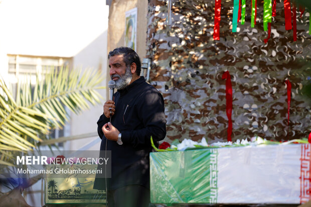 تشییع شهدای گمنام در بوشهر