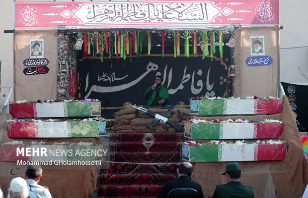 تشییع شهدای گمنام در بوشهر